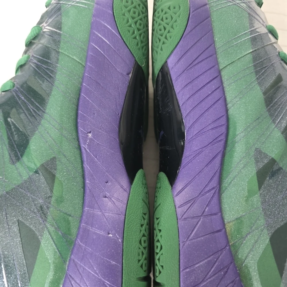 Nike Mens Air Jordan Lite Hulk Green Purple Basketball Shoes 524922-362 Sz 10.5